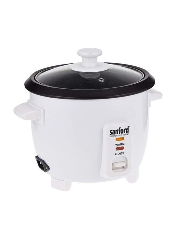 Sanford 0.6L Rice Cooker, 300W, SF1157RC-BS, White