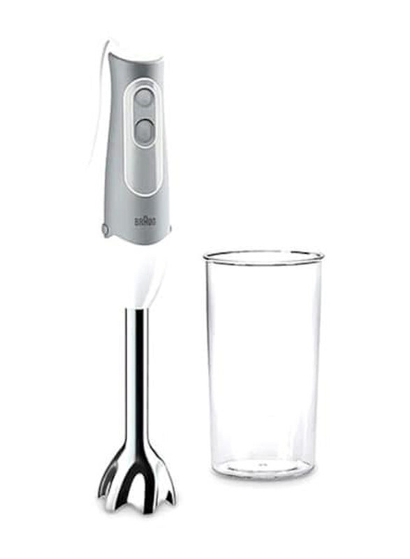 

Braun Multiquick 5 Hand Blender, 600W, MQ500, White/Grey