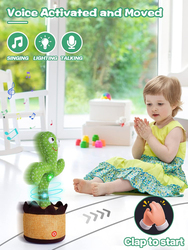 Sencu Dancing Cactus Baby Toys with Lights and 120 Songs