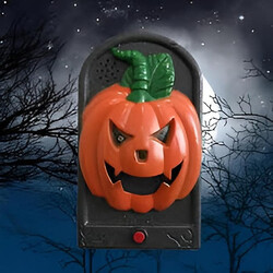 Halloween Spooky Pumpkin Doorbell With Spider And Horror Halloween Bell Sound