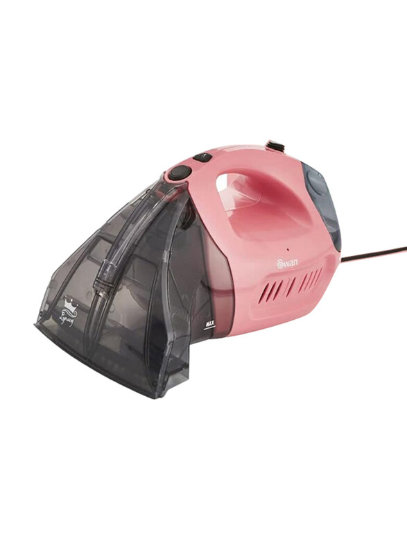 

Swan Lynsey TV’s Queen Of Clean Handheld Carpet Cleaner with Large Capacity Water Tank, 500W Max Power, 5M Cord, SC18410QOCN, Black/Pink