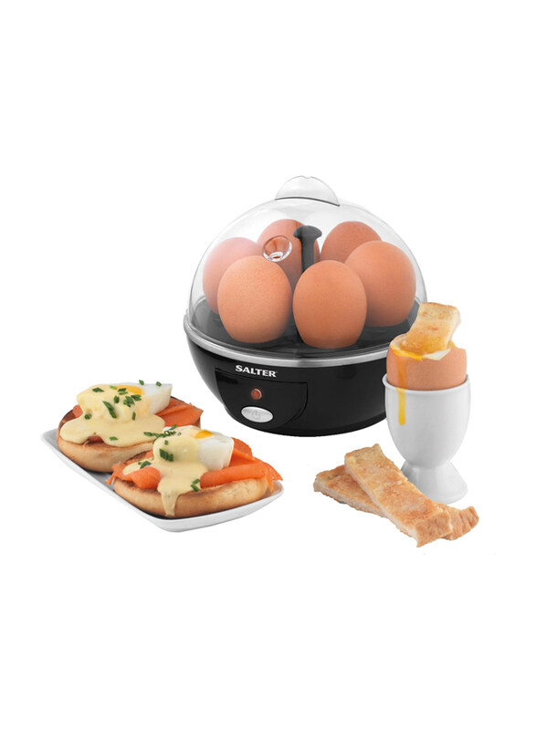 

Salter Electric Boiled and Poached Cooker, 430W, EK2783, Black