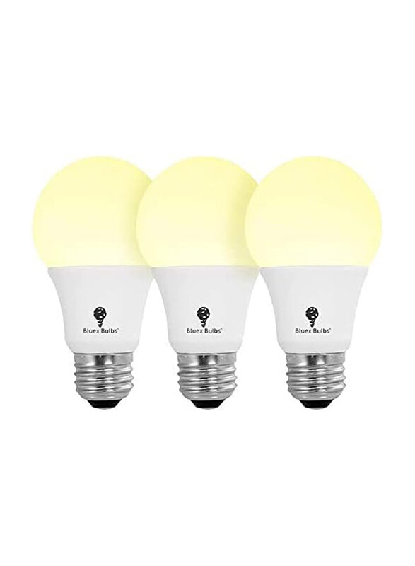 

Bluex Bulbs 3-Piece LED Grow Light Bulb, 100W, A19, White