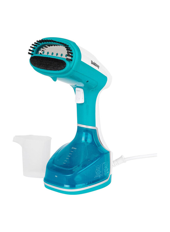 

Beldray 15cm Multisteam Pro Portable Handheld Garment Clothing Steamer, 1200W, BEL0815, Turquoise/White, 15cm