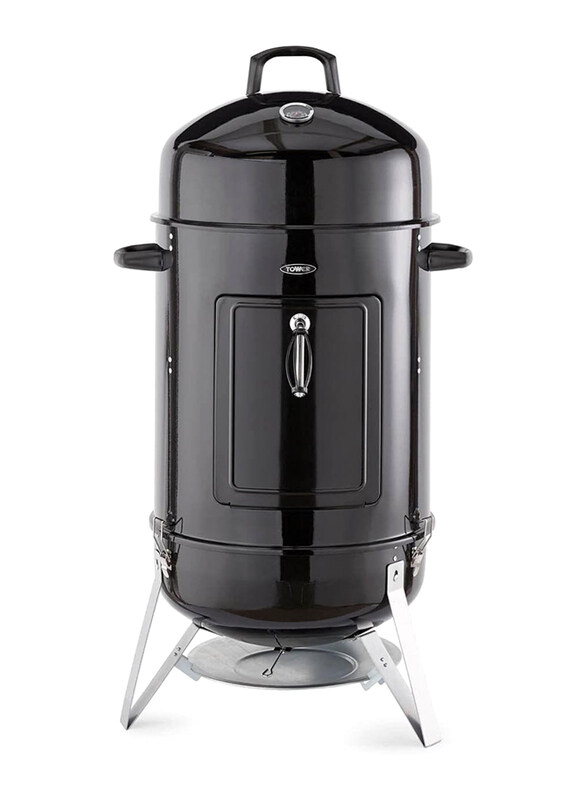 

Tower T978505 Smoker Grill XL with Charcoal & Smoker, Black