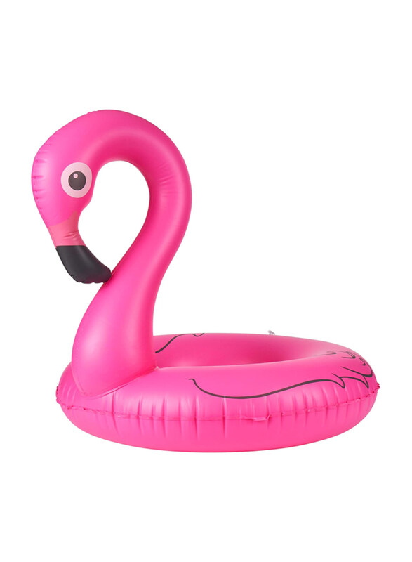 

Bramble Small Inflatable Pink Flamingo Ring Float, 65 x 65 x 40cm, Pink