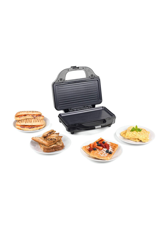 

Salter XL 4-in-1 Snack Maker with Interchangeable, 900W, EK2143FOUR, Black