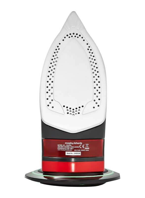 

Morphy Richards Cordless Steam Iron, 2400W, 303250, Red/Black