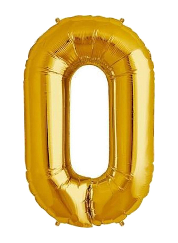 

Generic 16-inch Aark Planet Alphabet O Letter Foil Balloons, Gold