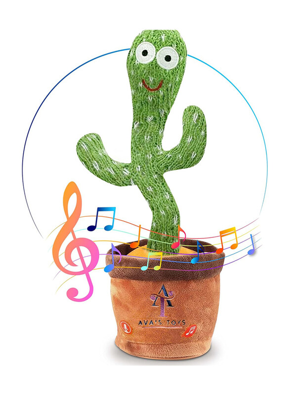 

Ava's Toys Dancing Cactus, Green/Brown