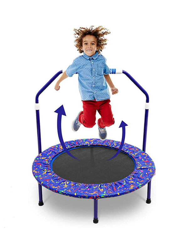 

Homcent Foldable Jumping Fitness Mini Trampoline with Adjustable Handle