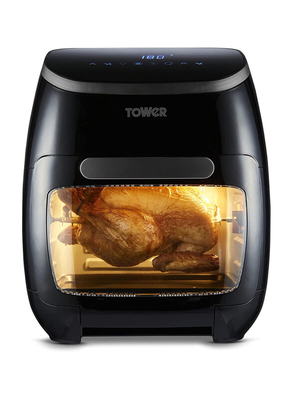 

Tower 11L Xpress Pro Combo 10-in-1 Digital Air Fryer Oven with Rapid Air Circulation and 60-Minute Timer, 2000W, T17076, Black