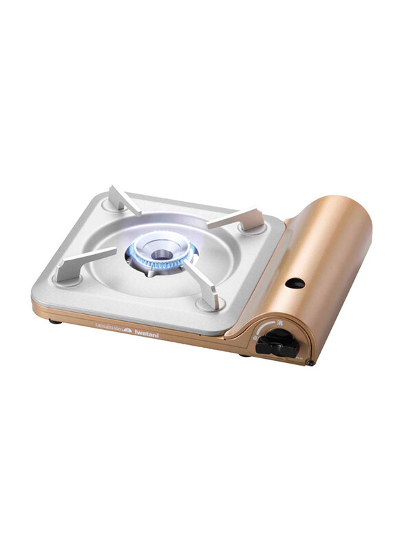 

Iwatani Slim Butane Portable Gas Stove for Outdoor Camping and Home, Multicolour