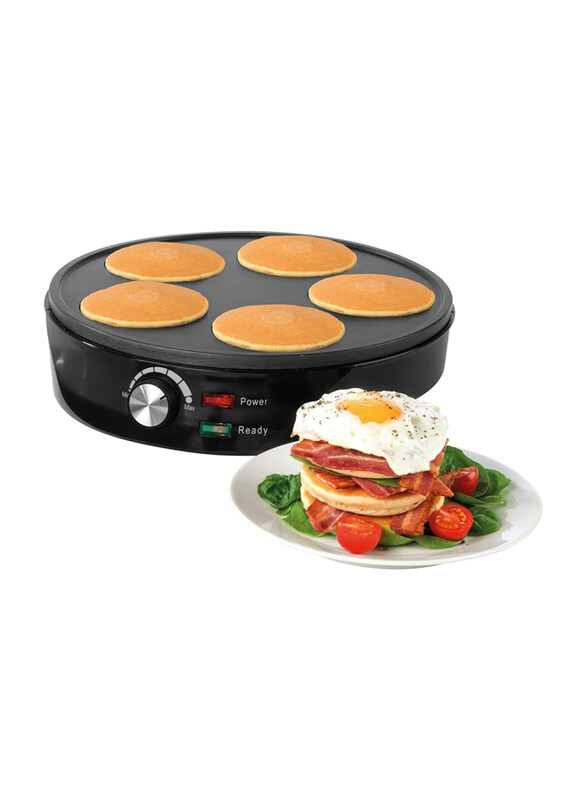 

Giles & Posner Non-Stick Flip & Stack Pancake Maker, 1000W, EK4629, Black