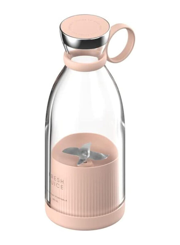 

Unbranded 380ml Multifunction Portable Electric Usb Mini Fruit Juicers Blender Bottle, 50W, Pink
