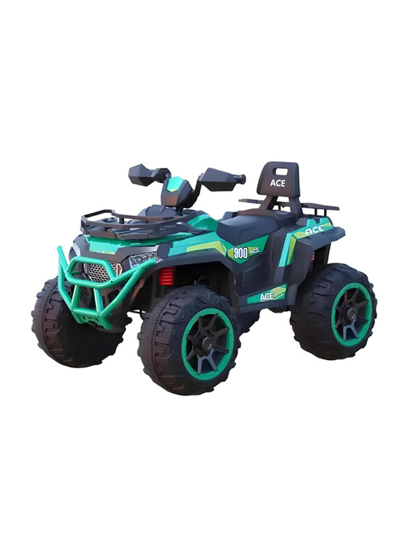 

Generic 900 ACE Sports ATV Quad Bike, 12V, Black/Green