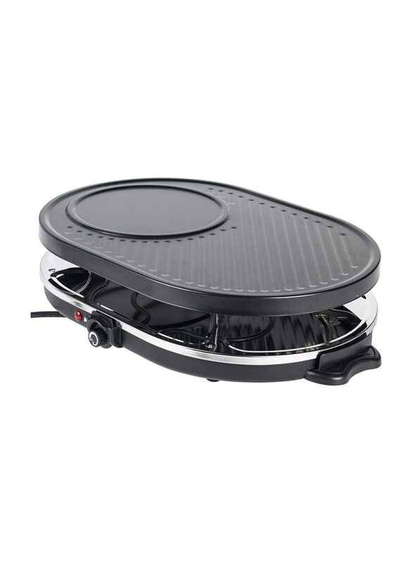 

Giles & Posner Electric Round Non-Stick Raclette Grill, 1200W, EK4511G, Black