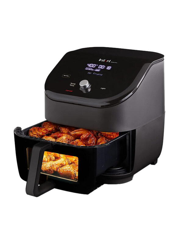 

Instant 6 Quart Pot Vortex Plus 6 in 1 Air Fryer with ClearCook, 1700W, Black