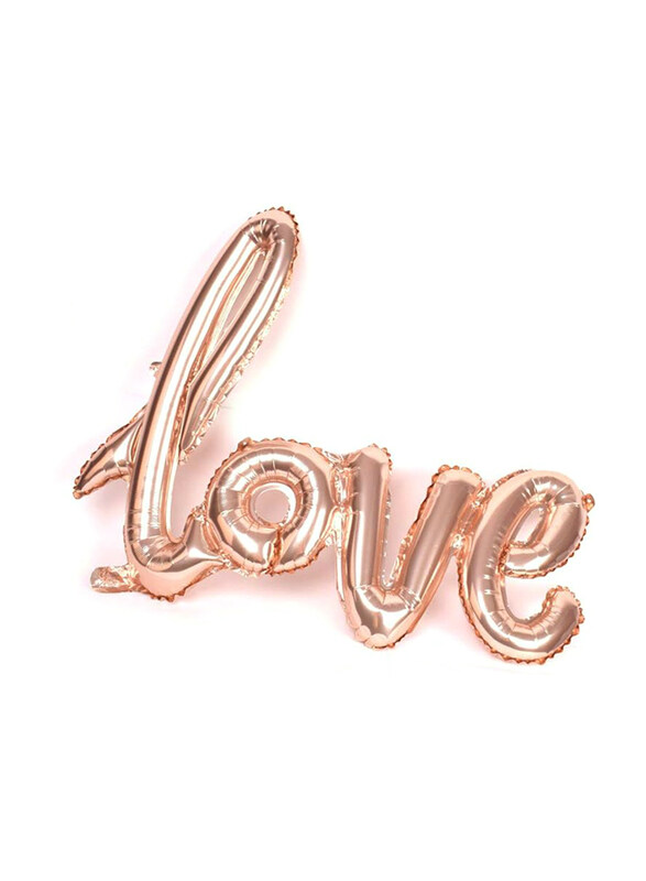 

Generic 16-inch Love Heart Shape Foil Balloons, Rose Gold