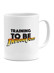 RKN 11oz Training To Be Indiana Jones Ceramic Coffee & Tea Mug, RKN5024, White