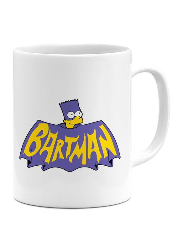 RKN 11oz Simpson Bartman Ceramic Coffee & Tea Mug, RKN5028, White