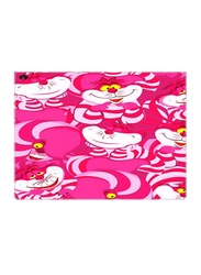 RKN Printed Anti-Slip Gaming Mouse Pad, Pink/White/Yellow