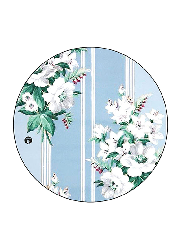 RKN Flowers Printed Mouse Pad, Blue