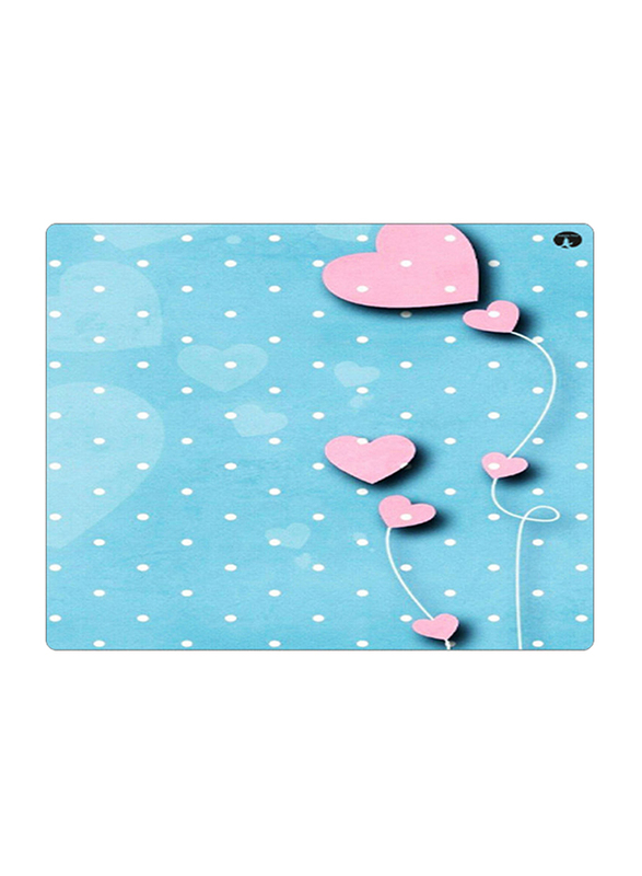 RKN Printed Anti-Slip Gaming Mouse Pad, Blue/Pink/White