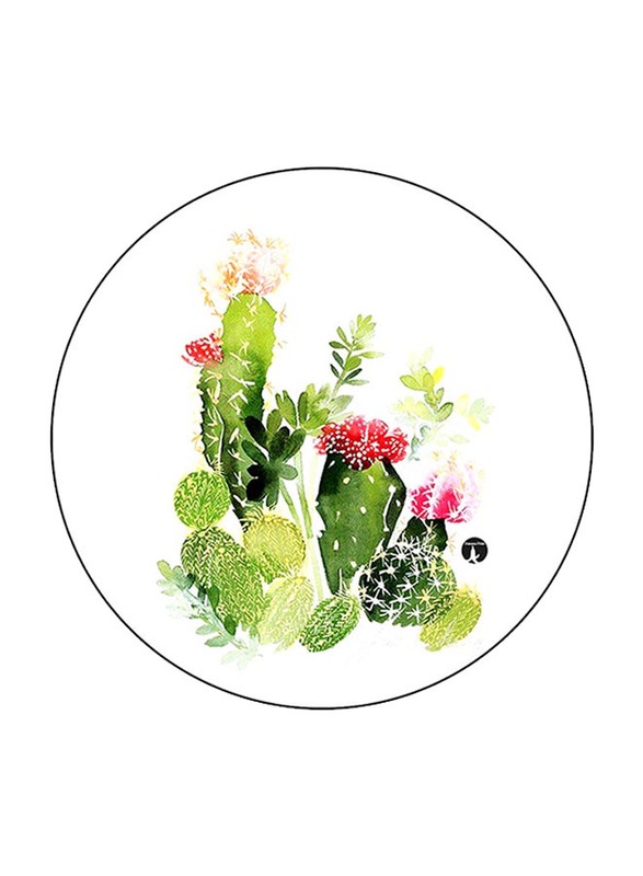 RKN Cactuses Mouse Pad, White