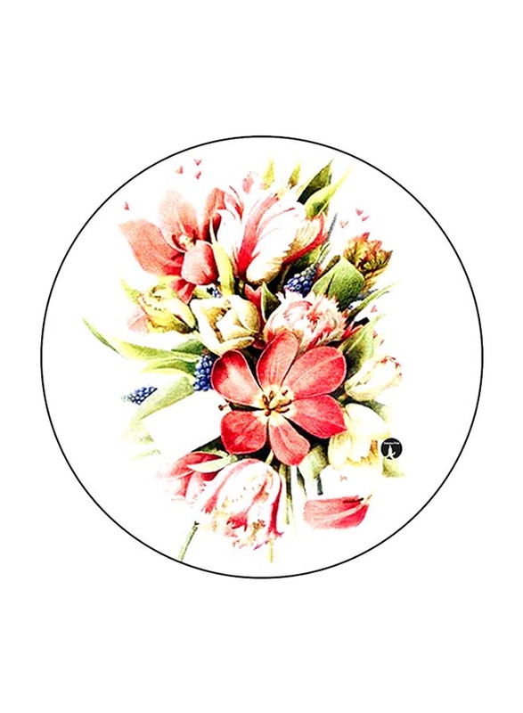 RKN Flowers Mouse Pad, White