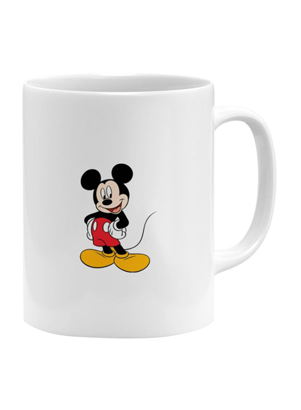 RKN 11oz Mickey Mouse Ceramic Coffee & Tea Mug, RKN5012, White