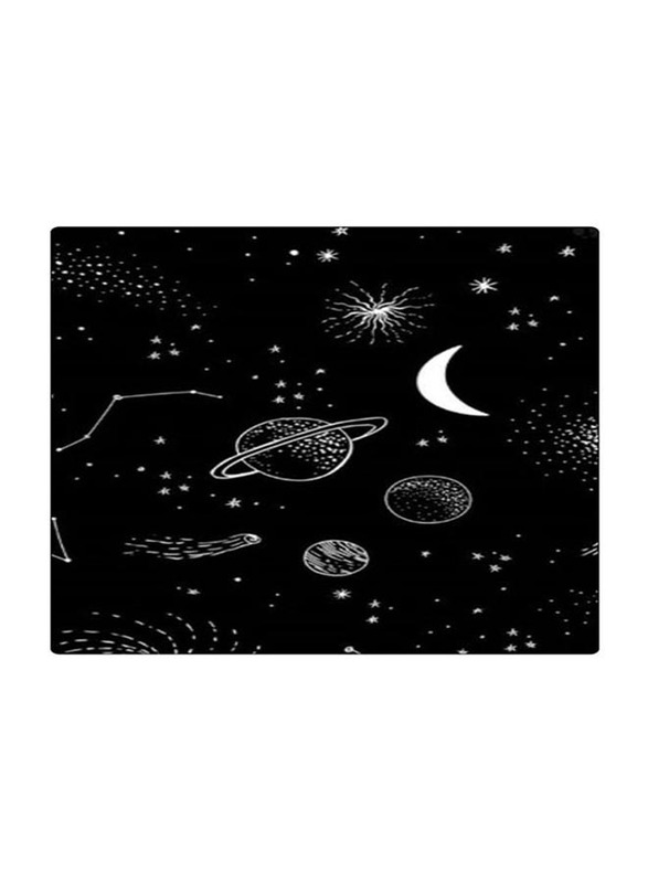 RKN Printed Anti-Slip Gaming Mouse Pad, Black/White