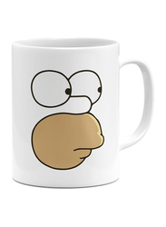 RKN 11oz Homer Simpson Face Ceramic Coffee & Tea Mug, RKN5010, White