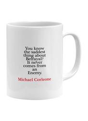 RKN 11oz Michael Corleone Betrayal Movie Quote Ceramic Coffee & Tea Mug, RKN5011, White