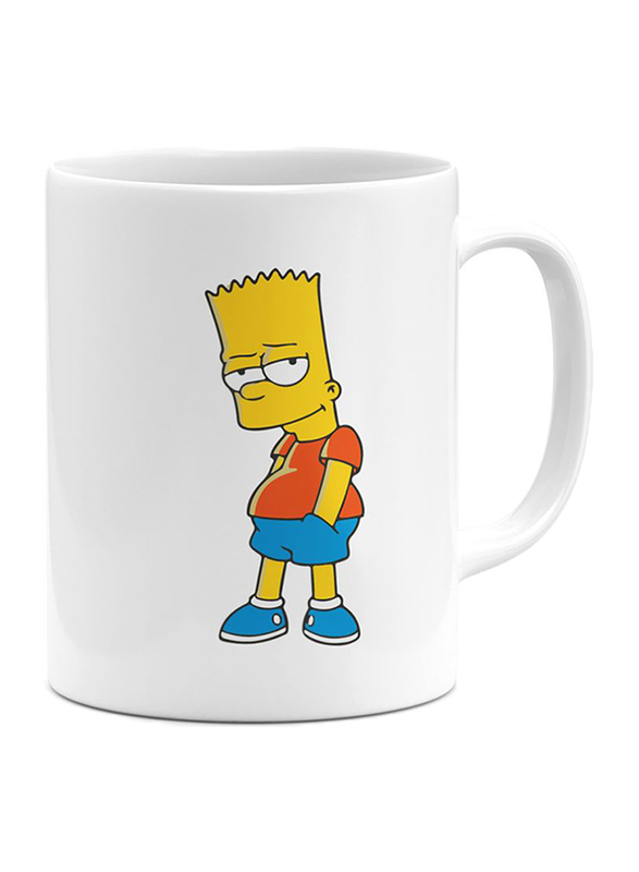 RKN 11oz Bart Simpsons Ceramic Coffee & Tea Mug, RKN5001, White