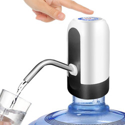 5 Gallon Water Bottle Pump, USB Charging Portable Electric Water Pump for 2-5 Gallon Jugs USB Charging Portable Water Dispenser for Office, Home, Camping, Kitchen, etc