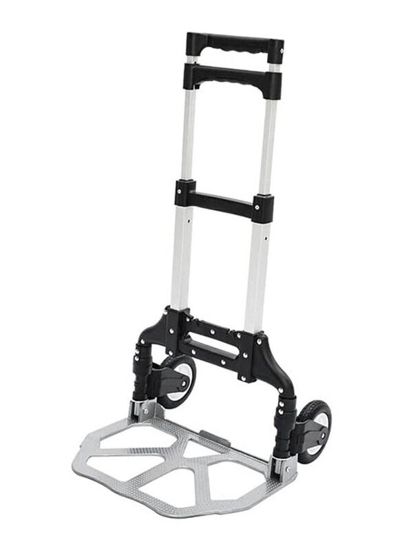 

Peromet Folding Hand Utility Cart Trolley, Silver/Black