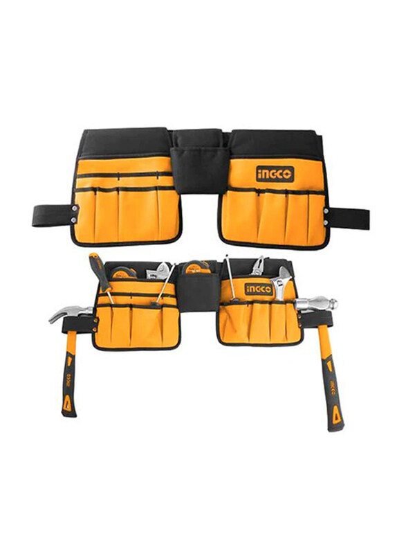 

Ingco 2-Piece Waterproof Tool Bag, HTBP02031, Yellow/Black