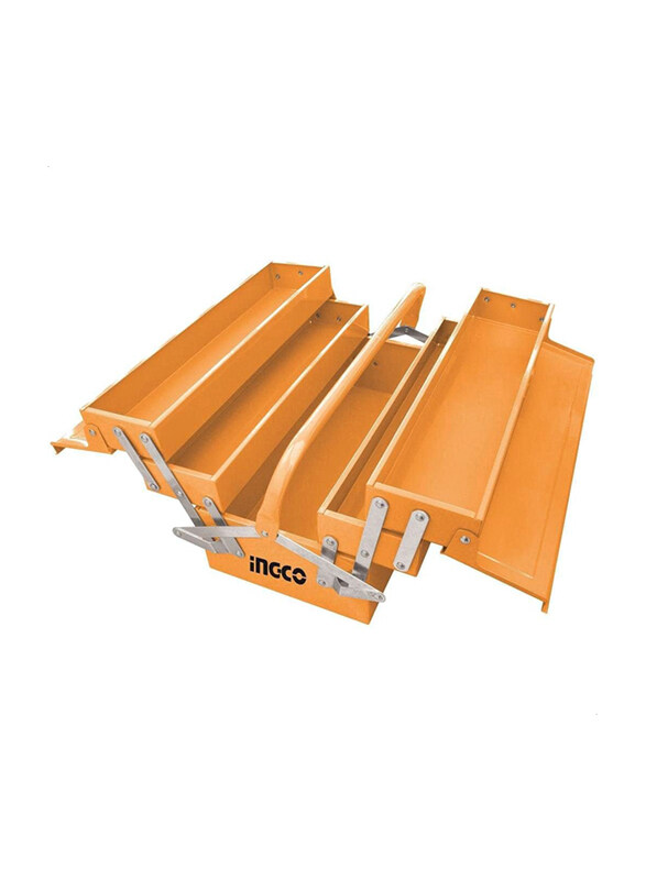 

Ingco Large 3-Spacious Layers Tool Box, HTB03, Yellow