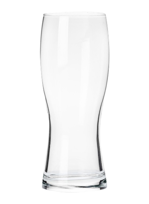 Borgonovo 530ml 6-Piece Set Koblenz 0.4 Beer Glasses, Clear