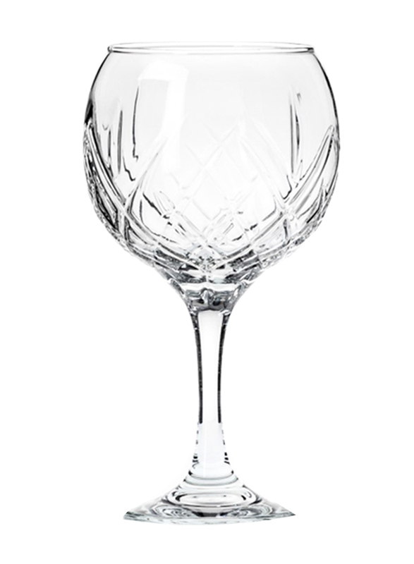 Borgonovo 6-Piece Set Calice Gin Tonic Rococo 62 Glasses, Clear