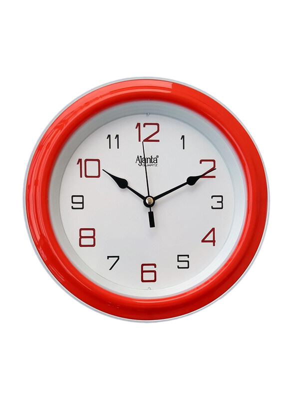 

Ajanta Simple Clock, 2147, Red