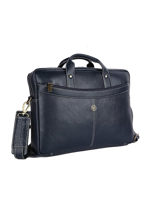 

Hammonds Flycatcher 15.6-inch Original Bombay Leather Laptop Messenger Bag, Royal Blue