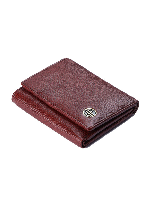 

Hammonds Flycatcher Genuine Leather Tri-Fold RFID Protection Wallet for Men, Croc Brown