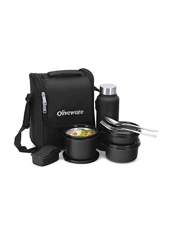 

Oliveware Teso Pro Lunch Box, 1340ml, Black