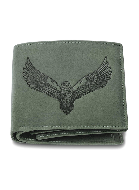 

Urban Forest Zeus Two Fold Leather Bifold Wallet For Men, Vintage Green