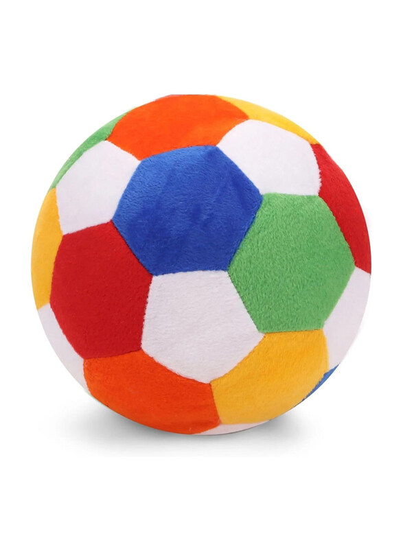 

Generic Baby Soft Toys Soccer Ball, Durable Football Fluffy Toy for Kids, Multicolour