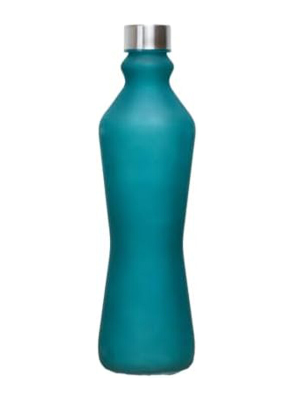

Generic Eco-friendly Natural BPA Free Glass Water Bottle with Lid, Green