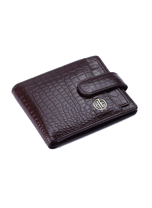 

Hammonds Flycatcher RFID Protected Brown Nappa Modern Leather Bifold Wallet with 5 Card Slots, 1 Coin Pocket, 2 Hidden Compartment & 2 Currency Slots