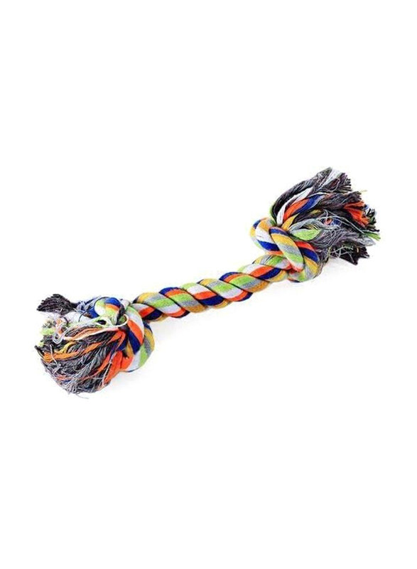 

The Dogs Company Cotton Rope Toy for Chewing and Teething Puppies, Multicolour